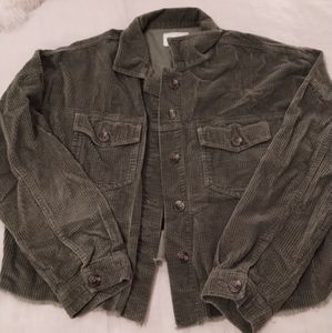American Eagle Cropped Corduroy Jacket